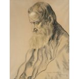 Jacob Kramer (1892-1962) “The Rabbi” Signed and inscribed “To Mr. Gibson, with best luck from