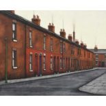 Stuart Walton (b.1933)"Augusta Street, Salford"Signed and dated (20)15, inscribed verso, acrylic