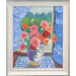 Mary Wondrausch (1923-2016) “These are Carolyn’s Dahlias” (2005) Signed, inscribed to artist’s label