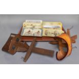 Two Stereoscopic Viewers, together with approximately 130 cards including Siddon, Underwood,