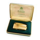 A 9 Carat Gold Ronson lighter