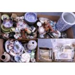 A Quantity of Assorted Ceramics, including Royal albert Moss Rose, Royal Stafford tea set, copper