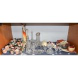 A Quantity of Assorted Pottery and Glassware, including Royal Doulton and similar character jugs,
