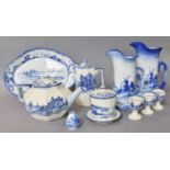 A Large Quantity of Royal Doulton Norfolk Pattern Pottery, various shapes including a set of three