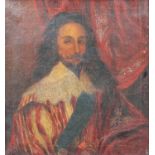 After Sir Anthony van Dyck (1599-1641)Portrait of King Charles IOil on canvas, 37cm by 34.5cm