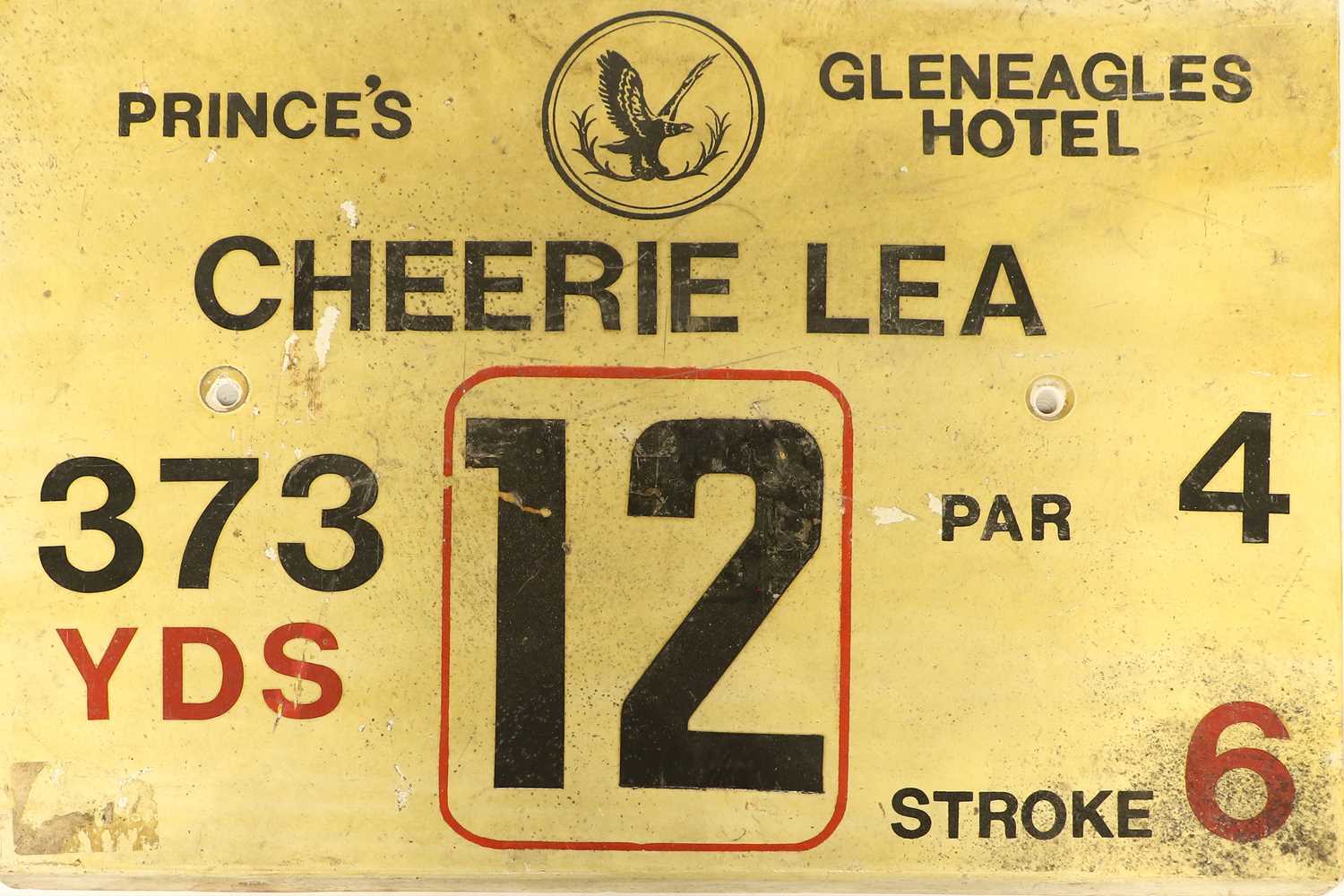 Golf Plaques A Full Set From Gleneagles Hotel Princes's Course - Image 12 of 19