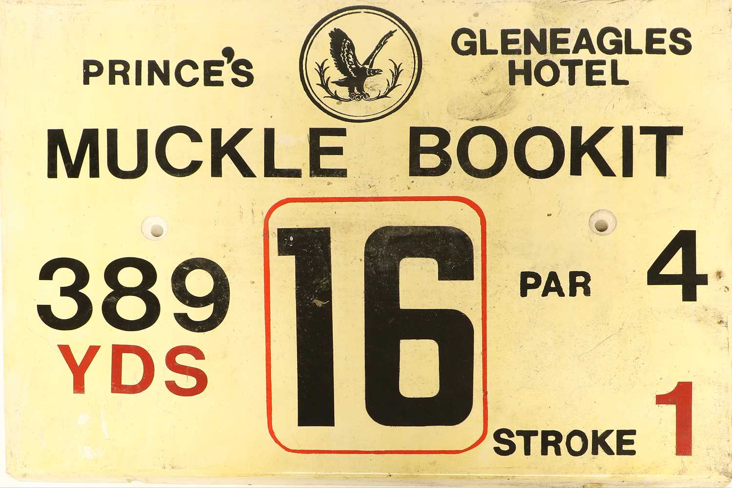Golf Plaques A Full Set From Gleneagles Hotel Princes's Course - Image 10 of 19