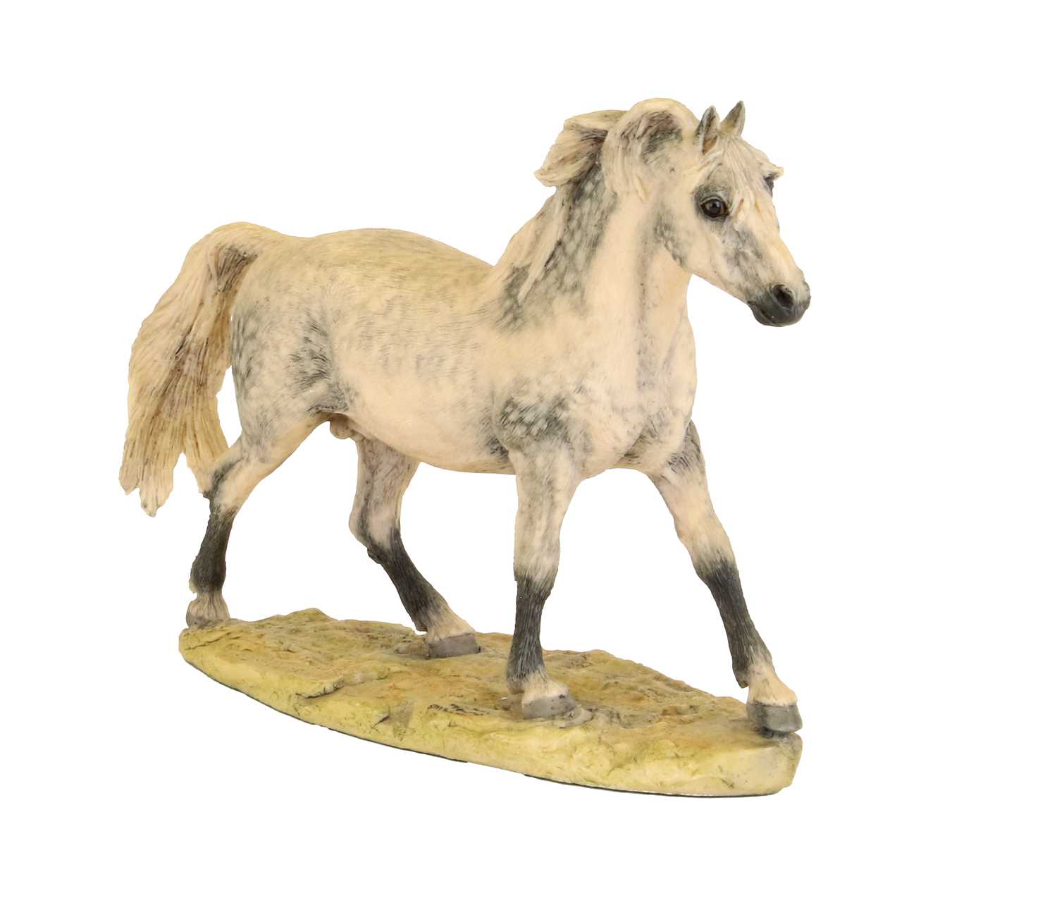 Border Fine Arts 'Coming Home' (Heavy Horses), model No. JH9A, on wood base; 'Connemara Pony', model - Image 5 of 6