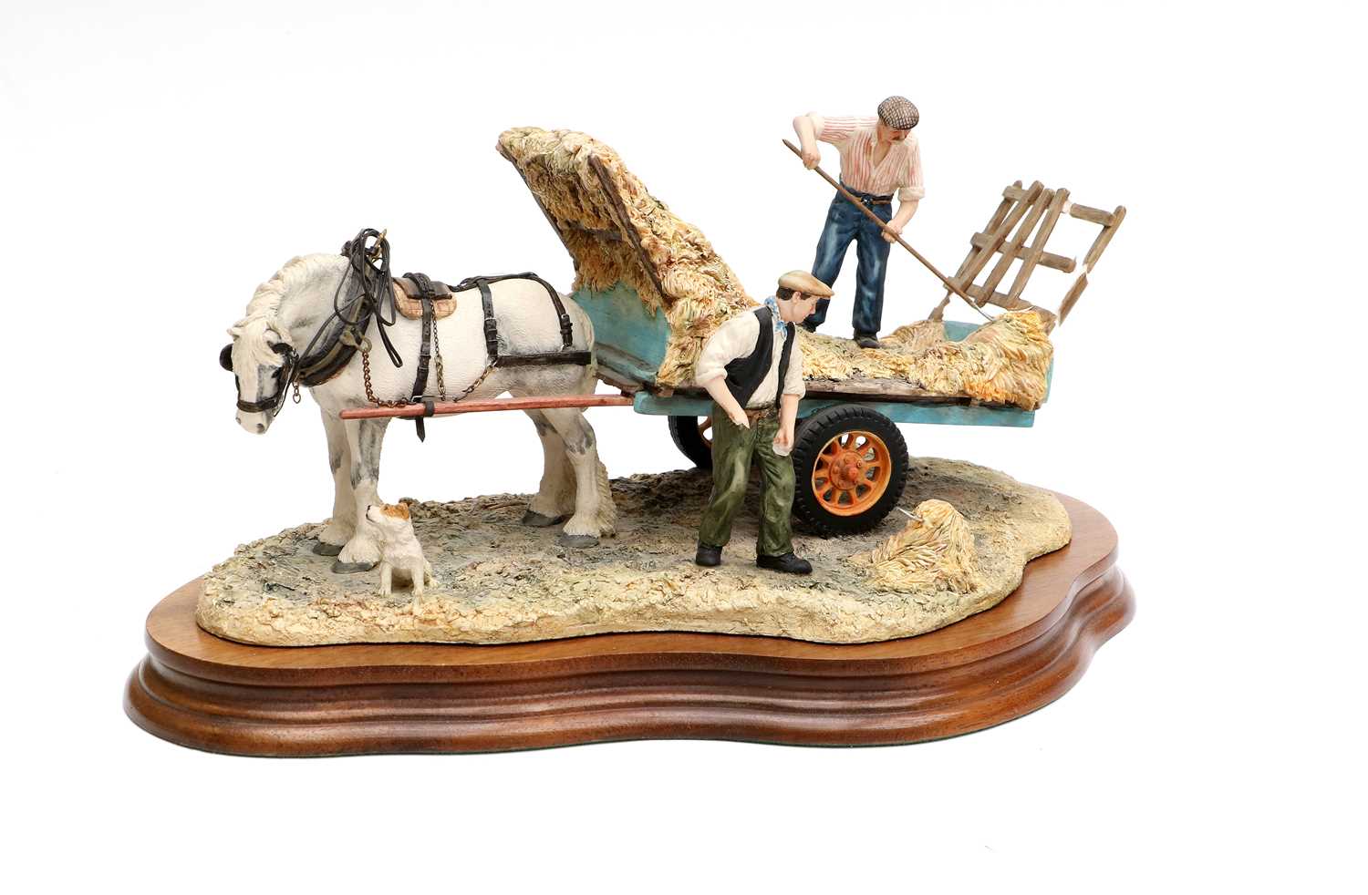 Border Fine Arts 'Stout Hearts' (Ploughing Scene), model No. JH34 by Ray Ayres; together with 'The - Image 4 of 4