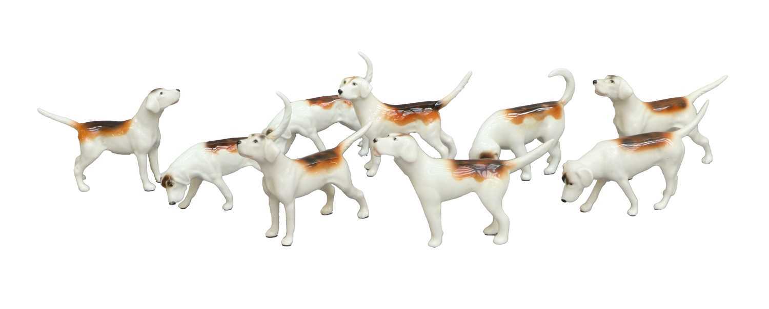 Beswick Hunting Group Comprising: Huntsman (Standing), Style Two, model No. 1501 and Huntswoman ( - Image 4 of 6