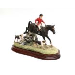 Border Fine Arts 'A Day with the Hounds' (Huntsman and Hounds), model No. B0789 by Anne Wall,