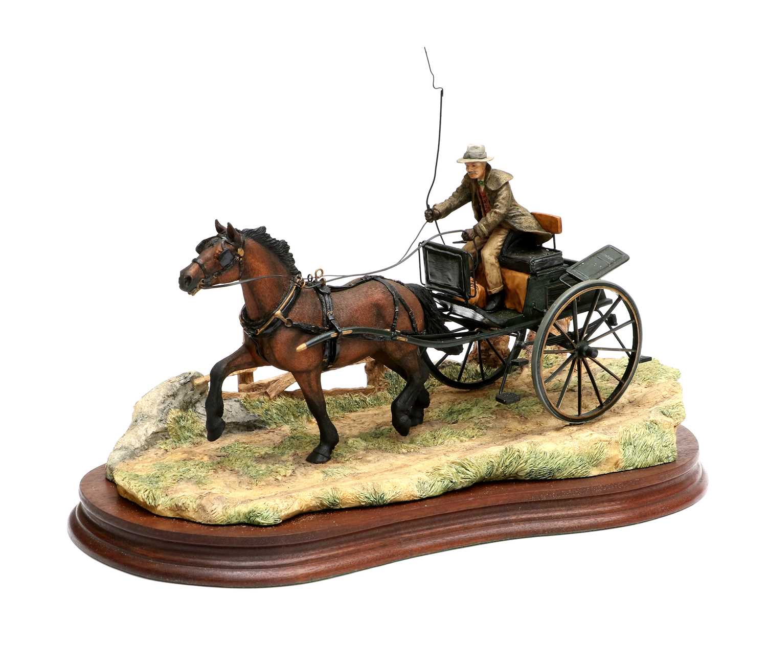 Border Fine Arts 'The Country Doctor' (Man and Gig), model No. JH63 by Ray Ayres, limited edition