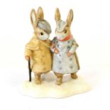 Beswick Beatrix Potter 'Two Gentleman Rabbits', model No. P4210, BP-11a, with boxThe model is in