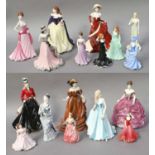 A Collection of Coalport Ladies, including: Lady de Winter, Kate, Emma, Ladies of Fashion and others