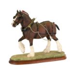 Border Fine Arts 'The Champion Shire', model No. 0888A by Anne Wall, limited edition 115/500, on