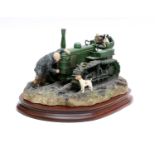 Border Fine Arts 'Starts First Time' (Fowler Diesel Crawler Mark VF), model No. B0702 by Ray