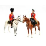 Beswick H.R.H The Duke of Edinburgh on Alamein, model No. 1588, light dapple grey gloss; together