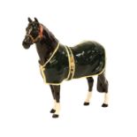 Beswick "Champion Welsh Mountain Pony", model No. A247, BCC 1999, limited edition of 580, black