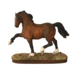 Border Fine Arts 'Welsh Cob' (Style One), model No. L11A by Anne Wall, limited edition 31/350,
