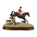 Border Fine Arts 'A Day with the Hounds' (Huntsman and Hounds), model No. B0789 by Anne Wall,