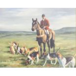 Of Horse Racing Interest, a quantity of prints and reproductions on canvas to include an oil on