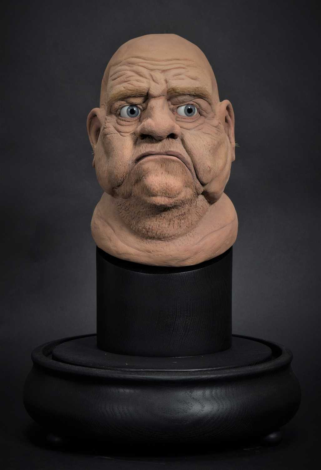 Hyper-realism: "The Fat Man", circa 2022, by World Renowned Taxidermist & Artist Carl Church, - Image 7 of 12