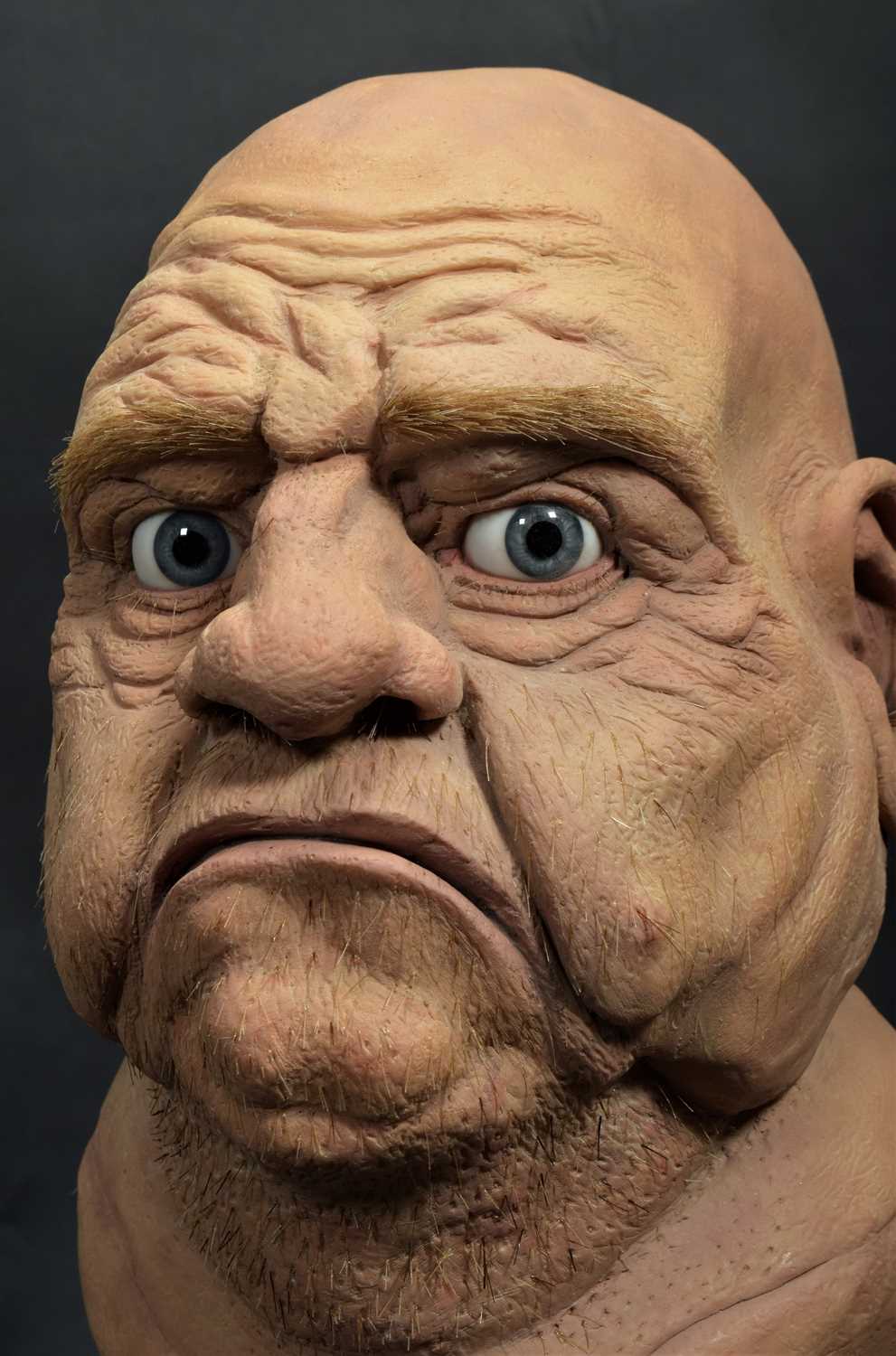 Hyper-realism: "The Fat Man", circa 2022, by World Renowned Taxidermist & Artist Carl Church, - Image 10 of 12