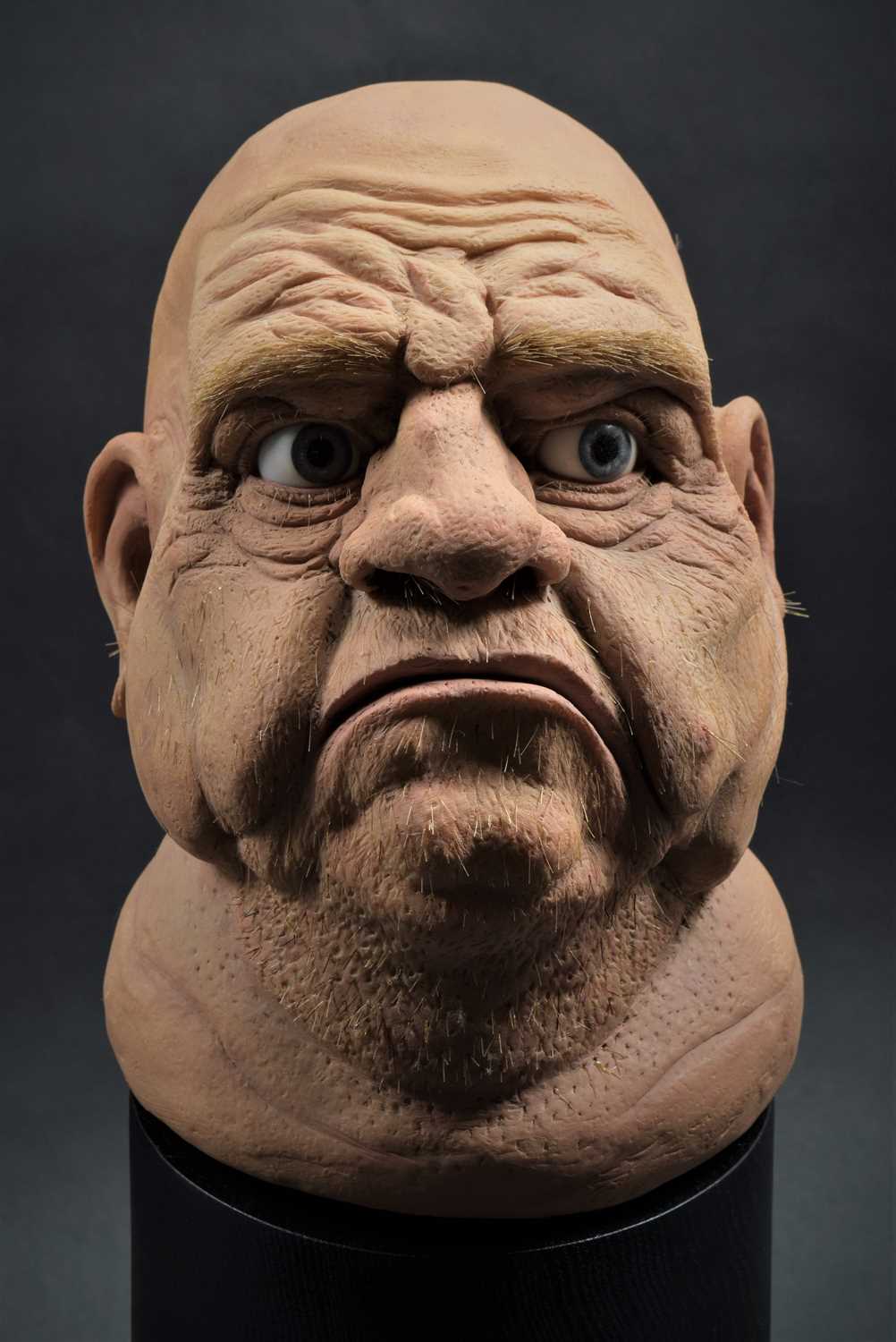 Hyper-realism: "The Fat Man", circa 2022, by World Renowned Taxidermist & Artist Carl Church, - Image 4 of 12
