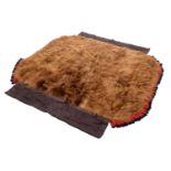 Skins/Hides: A North American Brown Bear Skin Carriage Blanket (Ursus arctos), circa 1920-1930, a
