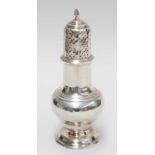 A Victorian Silver Caster, by Charles Stuart Harris, London, 1894, in the George III style, baluster