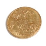 A Gold Half Sovereign, dated 1909