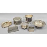 A Collection of Assorted Silver, including a George VI silver mug, by Richard Comyns, London,