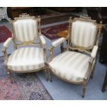 A Pair of Late 19th Century French Fauteuil