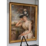 Mrs Agnew Hope (19th/20th Century)Portrait of Norah, Lady Dunleath (1861-1935)Signed, pastel,