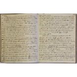 Broughton (Lady Mary) - Continental Grand TourA superb manuscript account of Lady Broughton's '