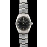Rolex: A Stainless Steel Automatic Centre Seconds Wristwatch, signed Rolex, Oyster Perpetual,