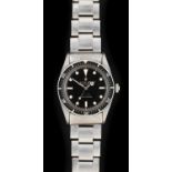 Rolex: A Rare Stainless Steel Automatic Centre Seconds Wristwatch, signed Rolex, Oyster Perpetual,