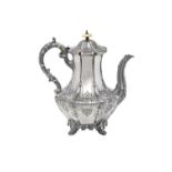 A Victorian Silver Coffee-Pot, by Edward, John and William Barnard, London, 1850