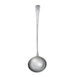 A George III Silver Soup-Ladle, by George Smith, London, 1785