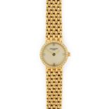 Patek Philippe: A Lady's 18 Carat Gold Diamond Set Wristwatch, signed Patek Philippe, Geneve, ref: