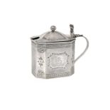 A George III Silver Mustard-Pot, by Thomas Shepherd, London, 1790