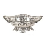 A Large Edward VII Silver Basket, by Henry Matthews, Birmingham, 1901