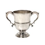 A George II Provincial Silver Two-Handled Cup, by Isaac Cookson, Newcastle, 1747