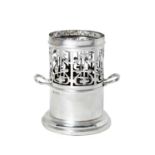 An Edward VII Silver Syphon-Stand, by Goldsmiths and Silversmiths Co. Ltd., London, 1907, In the M