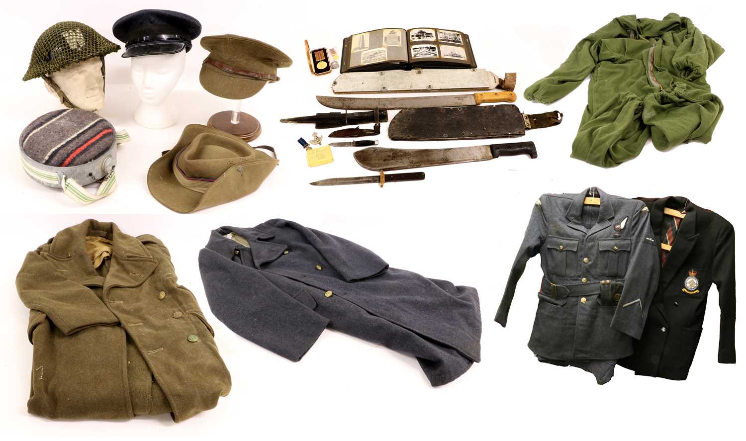 A Small Quantity of Militaria Relating to 4042000 L.A.C. Frederick Hustwitt R.A.F. and Royal Army