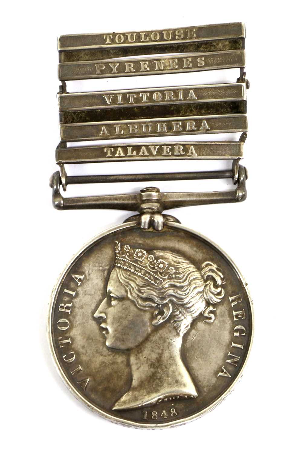 A Military General Service Medal, awarded to THOS. WEBBER, 28TH FOOT, with five clasps TALAVERA, - Image 4 of 9