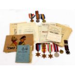 A First World War Trio, awarded to 11917 PTE.E.RENALS, YORK:R., comprising 1914-15 Star, British War