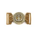 A Victorian Officer's Waist Belt Clasp to the Duke of Cambridge's Own (Middlesex Regiment), in