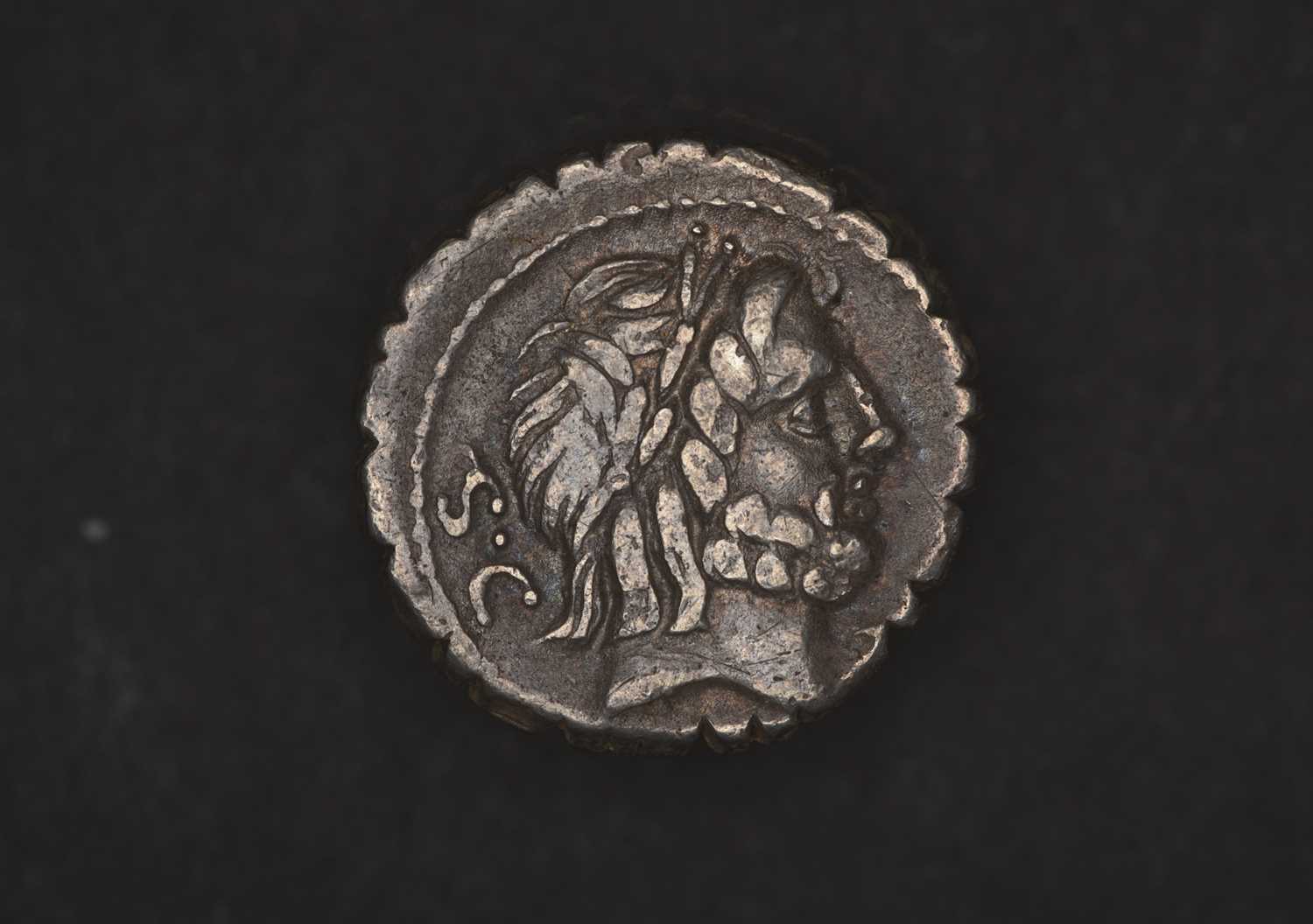 Roman Republic, Q. Antonius Balbus Denarius Serratus, 83-82 BC, (3.9g), obv. laureate head of
