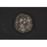 Roman Empire, Trajan (98-117 AD), Silver denarius (3.40 g, 18 mm) from Rome Mint, 113 A.D, obv.